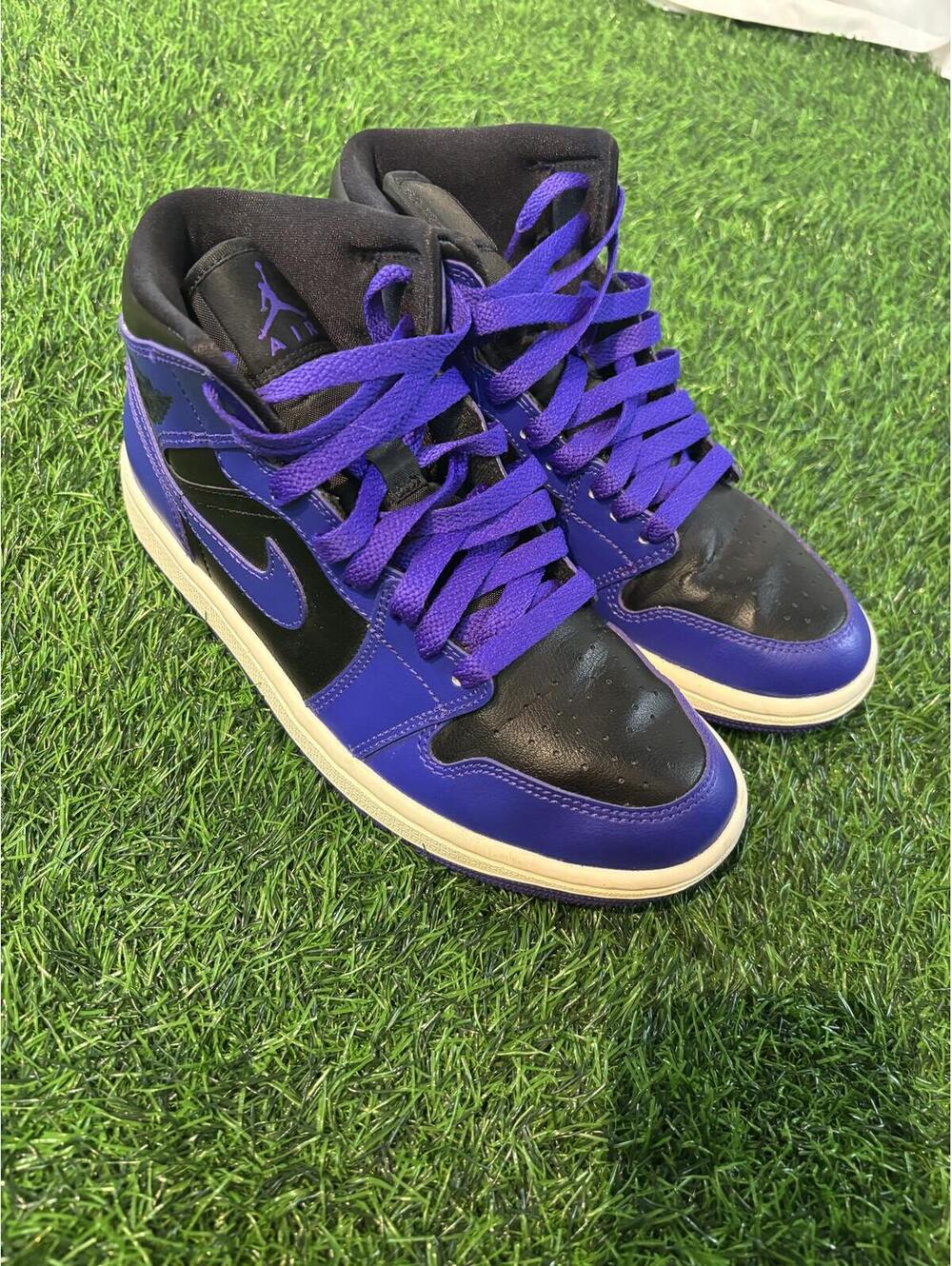 Wmns Air Jordan 1 Mid Dark Concord BQ6472-051 Size 7